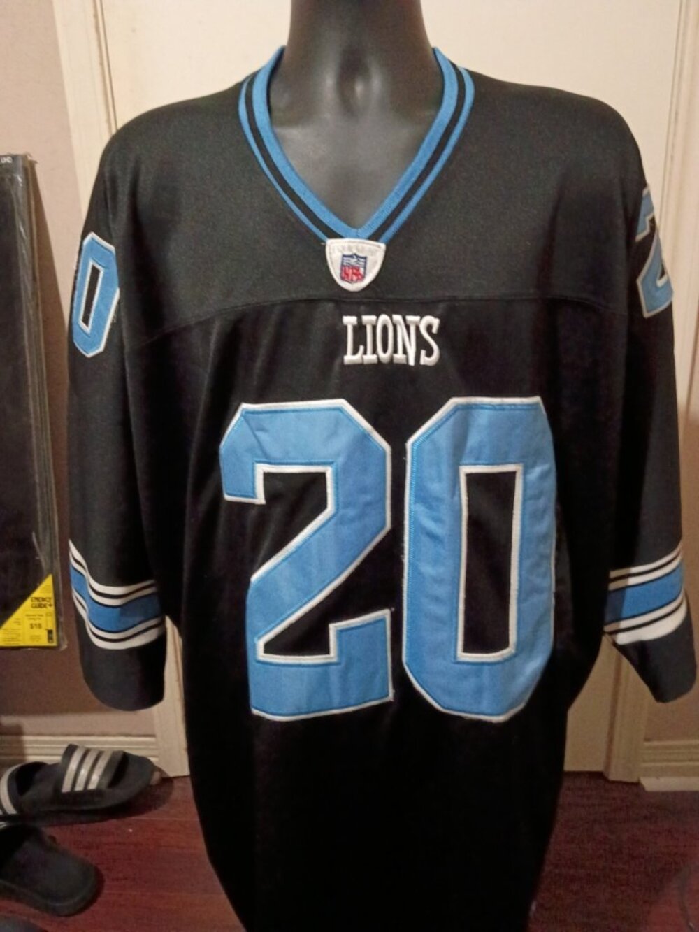 90s BARRY Sanders Detroit Lions Mitchell & Ness Throwback Jersey Sz 60 (4XL)